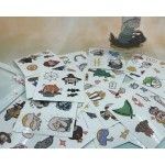 Cartoon sticker